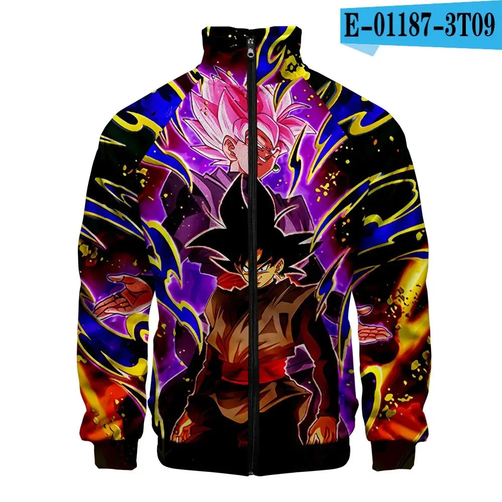 Dragon Ball Goku Hoodies Kids Boys Sweatshirts Anime Clothes Costume Hoody Gohan Beerus Pullovers Men Women Tracksuits Tops
