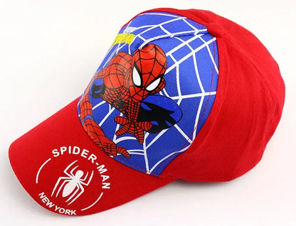 Czapka z daszkiem Spider-Man dla chłopców i dziewcząt, czapki z motywem superbohaterów, czapki przeciwsłoneczne, prezent urodzinowy dla dzieci, rekwizyty do cosplayu, modne czapki