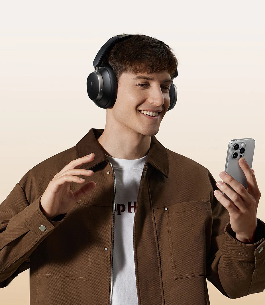 UGREEN Studio Pro Wireless Headphones 48dB ANC Bluetooth 6.0 Hi-Res LDAC Over Ear Headset with 120H Battery
