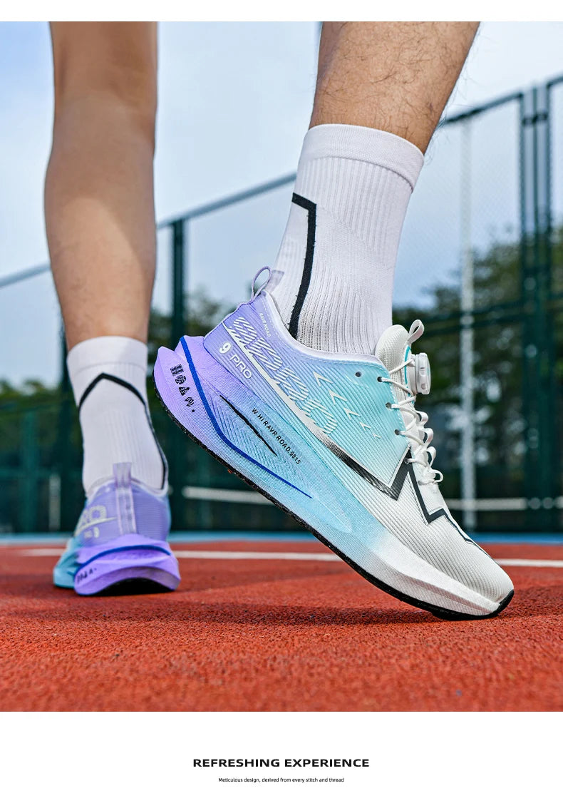 Casual Running Shoes Men Marathon Sports Carbon Board Breathable Lightweight Women's Comfortable Athletic Nonskid Sneakers 2026