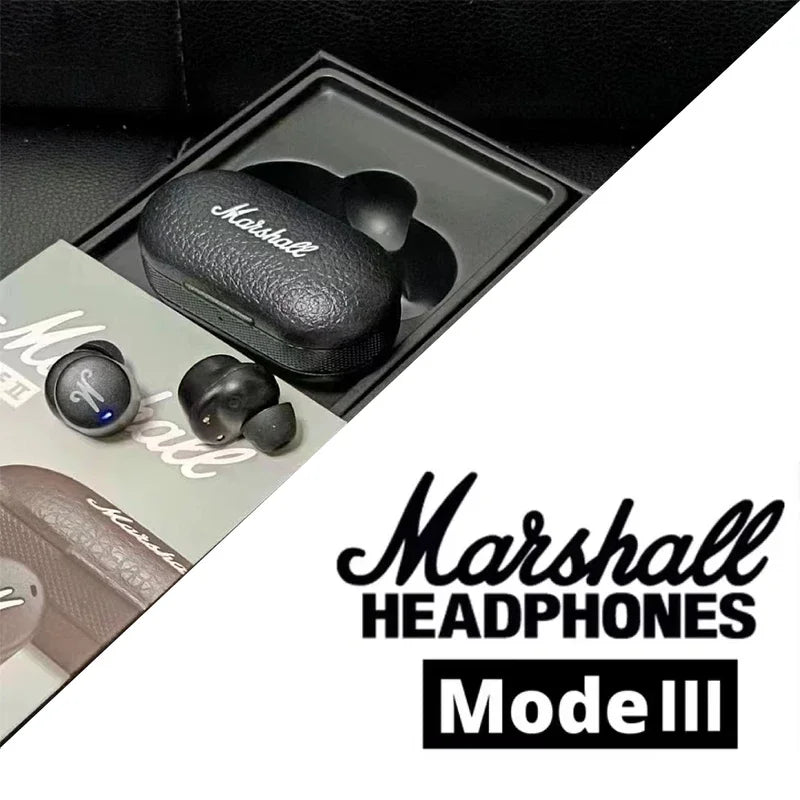 Marshall Motif II ANC True Wireless Earbuds Bluetooth 5.2 Noise Cancelling Headphones with Mic