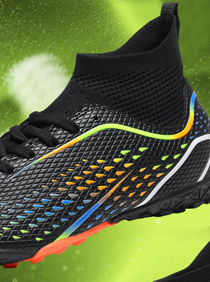 New Men Soccer Shoes Professiona Football Boot Turf Futsal Match Grass Unisex Outdoor Training Soccer Cleats Non-slip Breathable