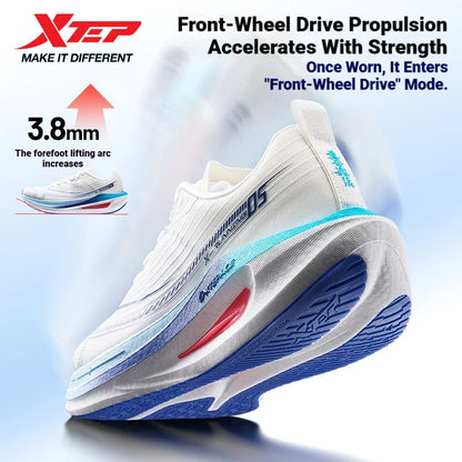 Xtep One Piece Modeling 5.0 Impact-Resistant Male‘s Combat Lightweight Quick-Drying Marathon Running Sneakers 874219110036