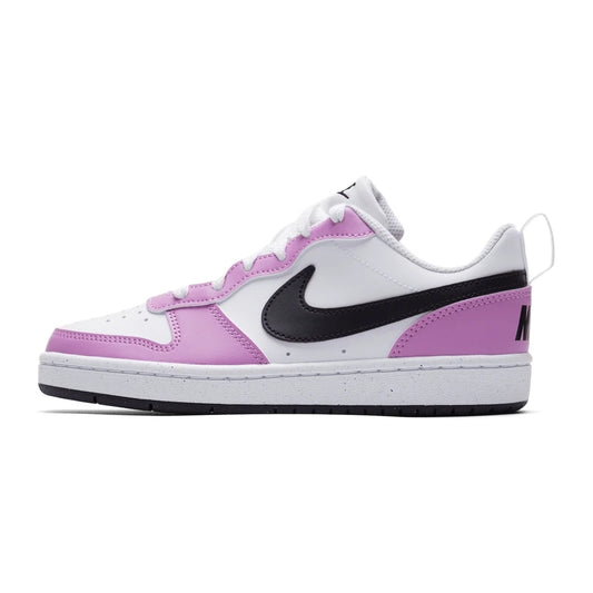 Nike (Nike) Women's Shoes Court Borough Low (Gs) Trendy Fashion Low-Top Sneakers Skateboard Shoes Dv5456-136