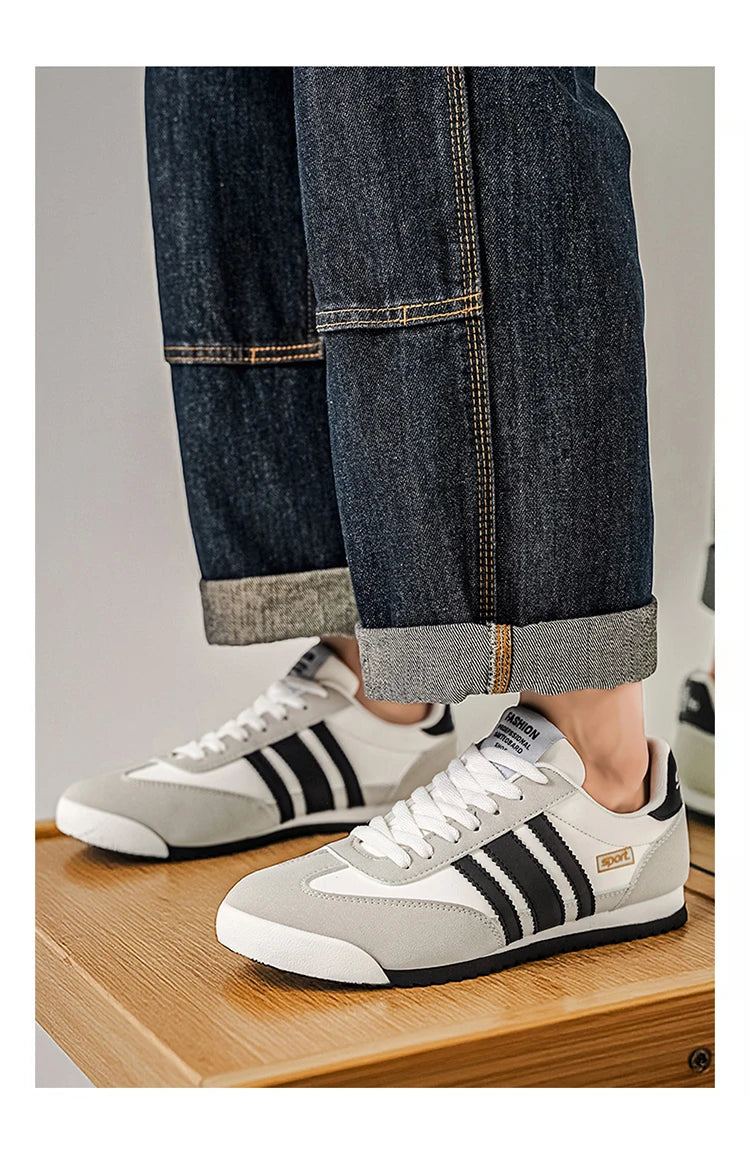 Men's Lightweight Forrest Gump Shoes, Soft Surface Non-Slip Sneakers, Retro Versatile Casual Shoes