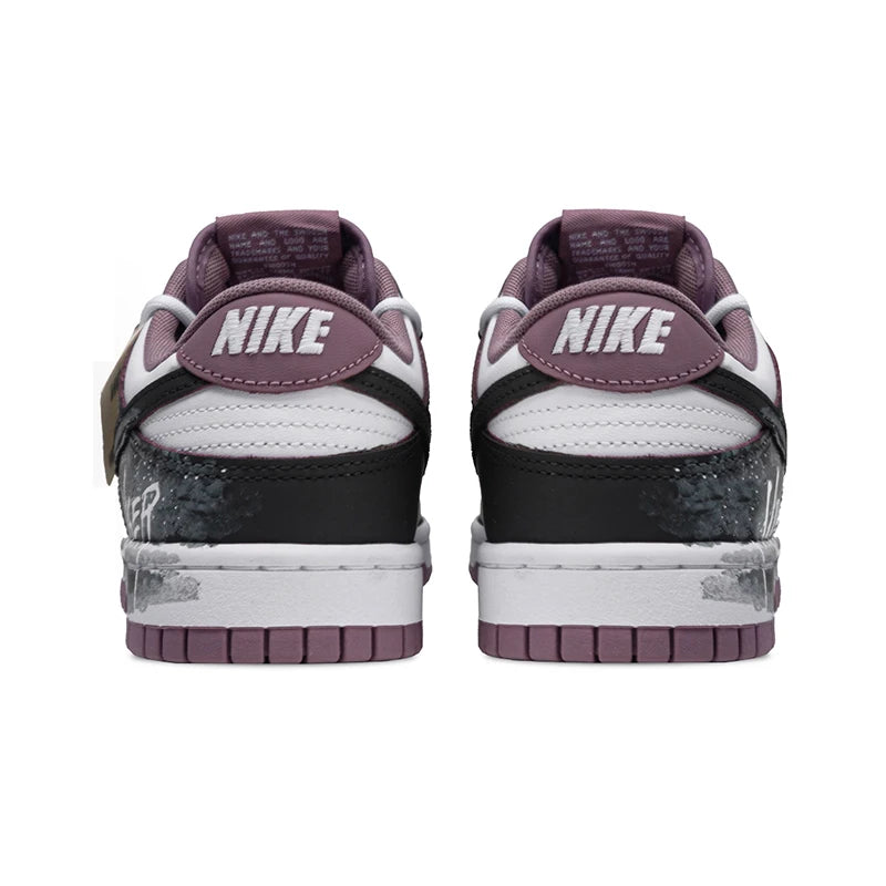 Custom Sneakers  Nike Dunk Post-Apocalyptic Wasteland Graffiti Dark Trendy Low-Top Skate Shoes  For Men