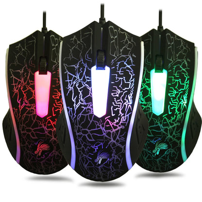 2400 DPI laidinė USB žaidimų pelė su RGB LED apšvietimu, ergonomiška kompiuterio pelė, skirta asmeniniams kompiuteriams, nešiojamiesiems kompiuteriams ir „MacBook“, profesionali 6 mygtukų optinė žaidimų pelė