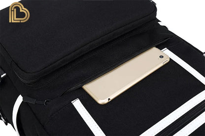 Yule Trooper F-Fortnited Battle Royale Backpack with USB Charging Anime Figures Study Stationery Compartment Students Mochila