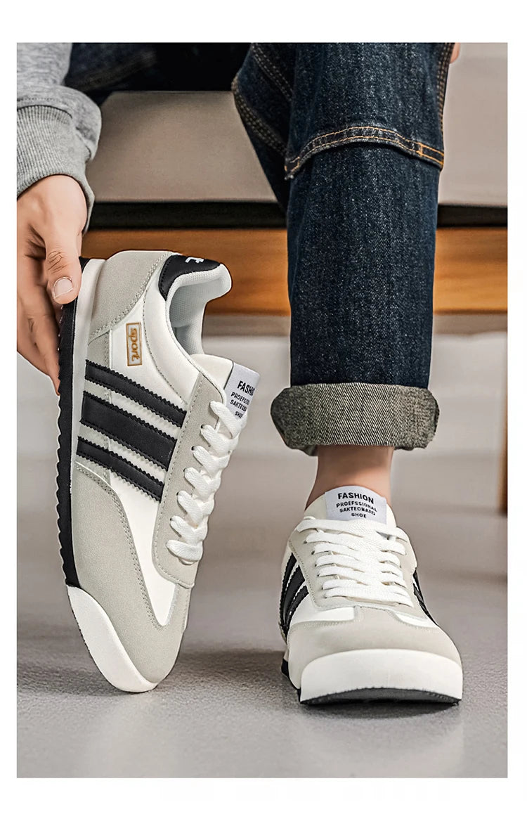 Men's Lightweight Forrest Gump Shoes, Soft Surface Non-Slip Sneakers, Retro Versatile Casual Shoes