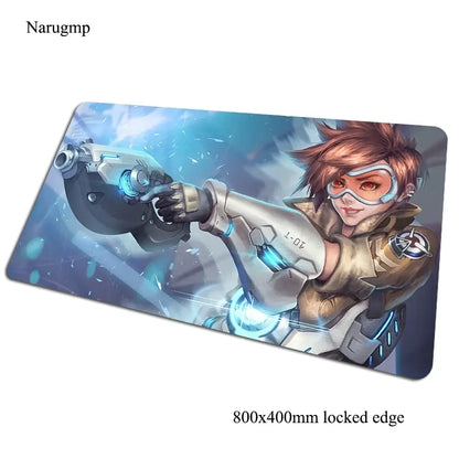 Overwatch mouse pad 80x40cm gaming mousepad game Halloween Gift large mouse pad gamer computer desk big mat notebook mousemat PC