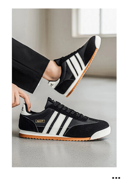 Men's Lightweight Forrest Gump Shoes, Soft Surface Non-Slip Sneakers, Retro Versatile Casual Shoes