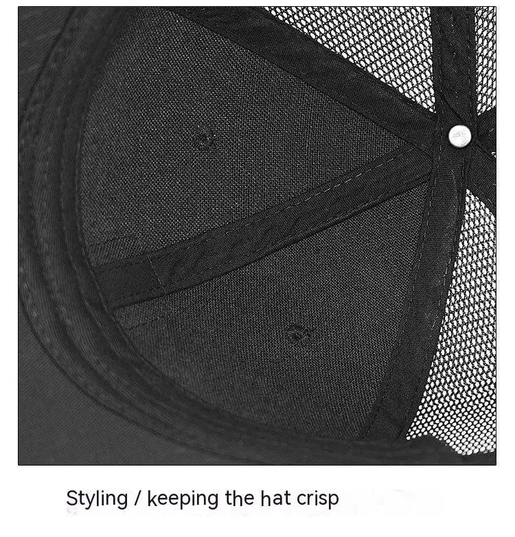 Big Head Man Plus Size Baseball Cap Summer Cotton Mesh Trucker Hat 3d Large Size Snapback 56-60cm 60-68cm OVERSIZE