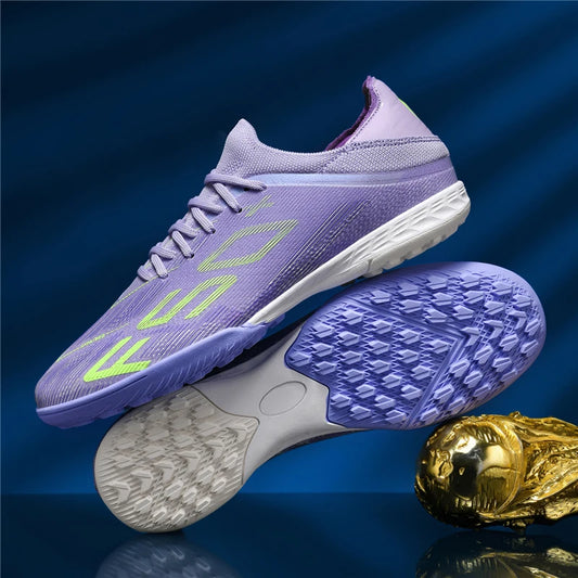 Men Soccer Shoes Professional Football Boots Cleats Ultralight Breathable Non-Slip Grass Training Athletic Match Sports Sneakers