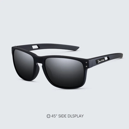 Men's Sunglasses New Arrival Square Polarized Sunglasses Goggles Sun Glasses TR90  With UV Protection