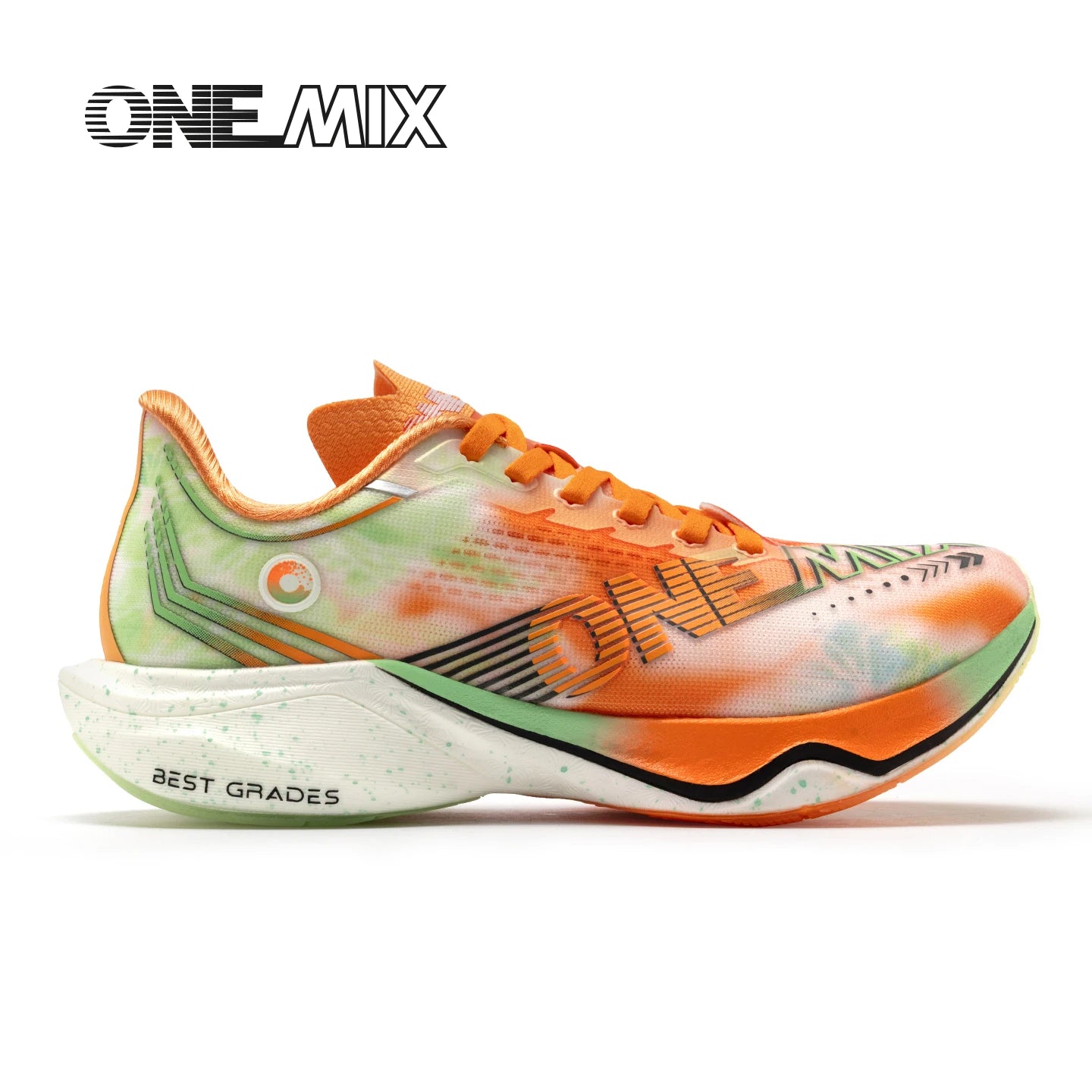 ONEMIX New Nylon Carbon Board Marathon Running Racing Shoes Shock-Absorbing Professional Stable Support Ultra-Light Rebound Sneakers