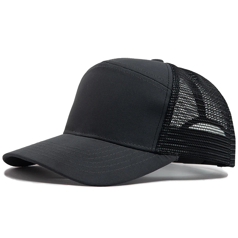 Letnia czapka baseballowa z 7 panelami, modne czapki hip-hopowe z siateczką, męskie czapki typu trucker, czapki z daszkiem, czapki typu hardtop, czapki typu snapback, damskie, unisex, fajne, nowa marka