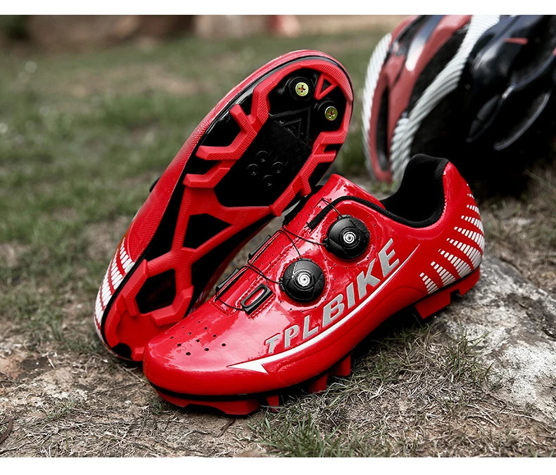 New Men's and Women's Bicycle Shoes,Outdoor Cycling Shoes,Three Functional Soles,Professional Training Shoes