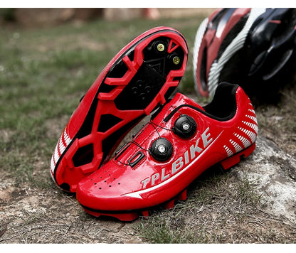 New Men's and Women's Bicycle Shoes,Outdoor Cycling Shoes,Three Functional Soles,Professional Training Shoes