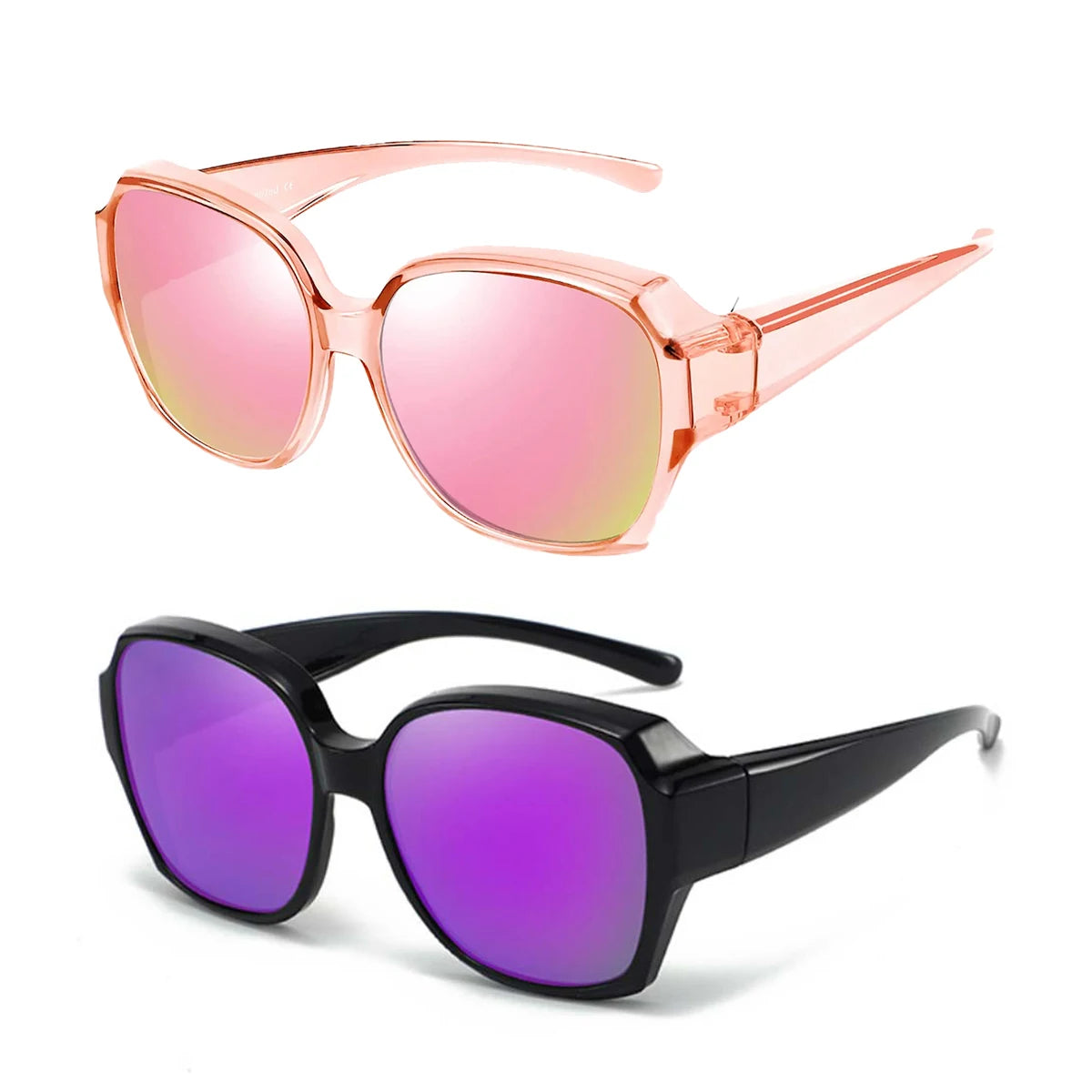 VOPHA over the glasses sunglasses clip on sunglasses over prescription glasses glasses for women and men T01