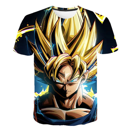 Muške majice Dragon Ball Z majica za dječake dječja odjeća ljetni kratki rukav dječje majice s crtanim motivom gornji dijelovi majica za dječake