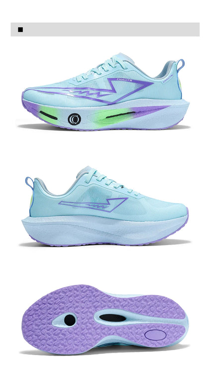 Men Running Shoes Speciality Carbon Plate Sports  Marathon Breathable Lightweight Women Comfortable Nonskid Chunta Sneakers