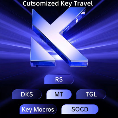 Teclado Gaming MCHOSE ACE 68 com Switches Magnéticos Hall Effect, Rapid Trigger, RGB Programável, 8K Hz, DKS/MT/TGL/RS/SOCD
