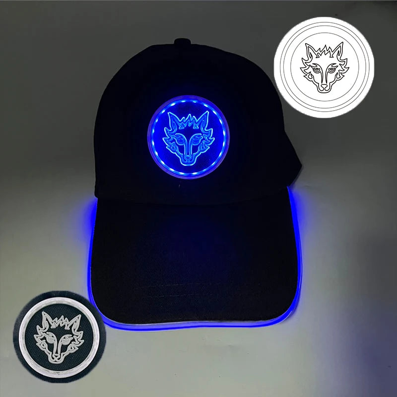 Модерна светеща бейзболна шапка с LED осветление, хип-хоп шапка за бар и клуб, флуоресцентна шапка за мъже и жени, DJ танци, парти аксесоари и костюм costume