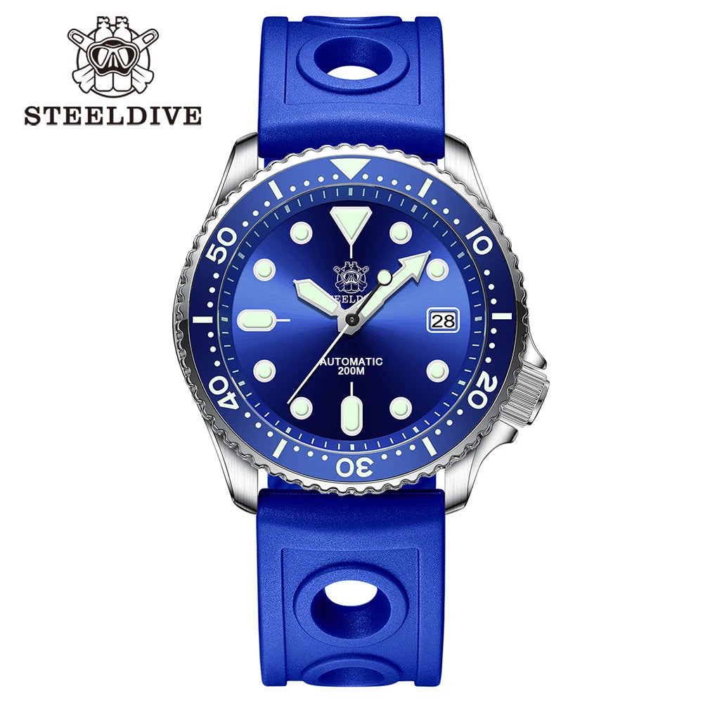 Steeldive SD1973 Men's watch Dive Watch Automatic Mechanical Men's watch NH35 Bracelet 41mm  Diver watch men watches