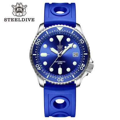 Steeldive SD1973 Men's watch Dive Watch Automatic Mechanical Men's watch NH35 Bracelet 41mm  Diver watch men watches