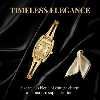 New Women's Bracelet Watch Top Brand Fashion Golden Quartz Ladies Watch Luxury Elegant Female Clock Gift for Woman Reloj Mujer