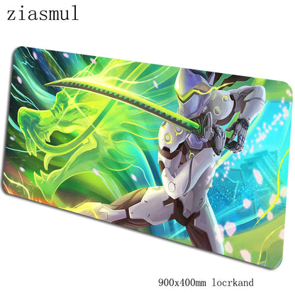 Overwatch mouse pad 90x40cm mousepads Aesthetic gaming mousepad gamer Gorgeous personalized mouse pads keyboard PC pad