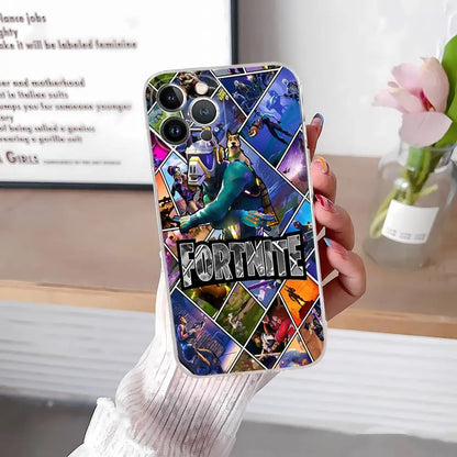 F-Fortnites-Cools Phone Case For iPhone 17, 16, 15, 14, 13, 12, 11 Pro Max Plus Soft Cover Personalized DIY