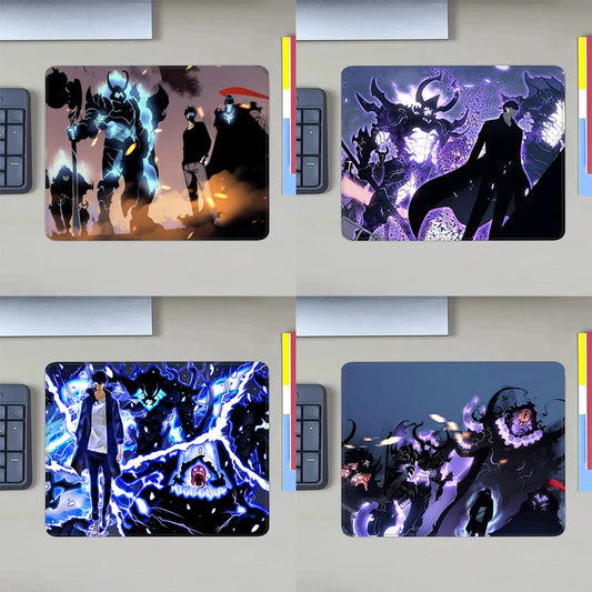 Popularna podkładka pod mysz dla graczy z motywem komiksów Solo Leveling XS, mała podkładka pod mysz do PC, dekoracja biurka, mata biurowa, dywanik na biurko