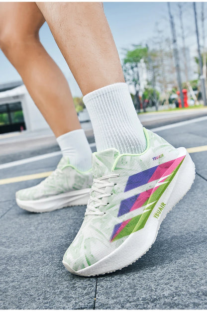 Men's Cushioning Running Shoes Lightweight Athletic Casual Sneakers Male Non-Slip Sports Shoes Outdoor Travel Walking Shoes2026