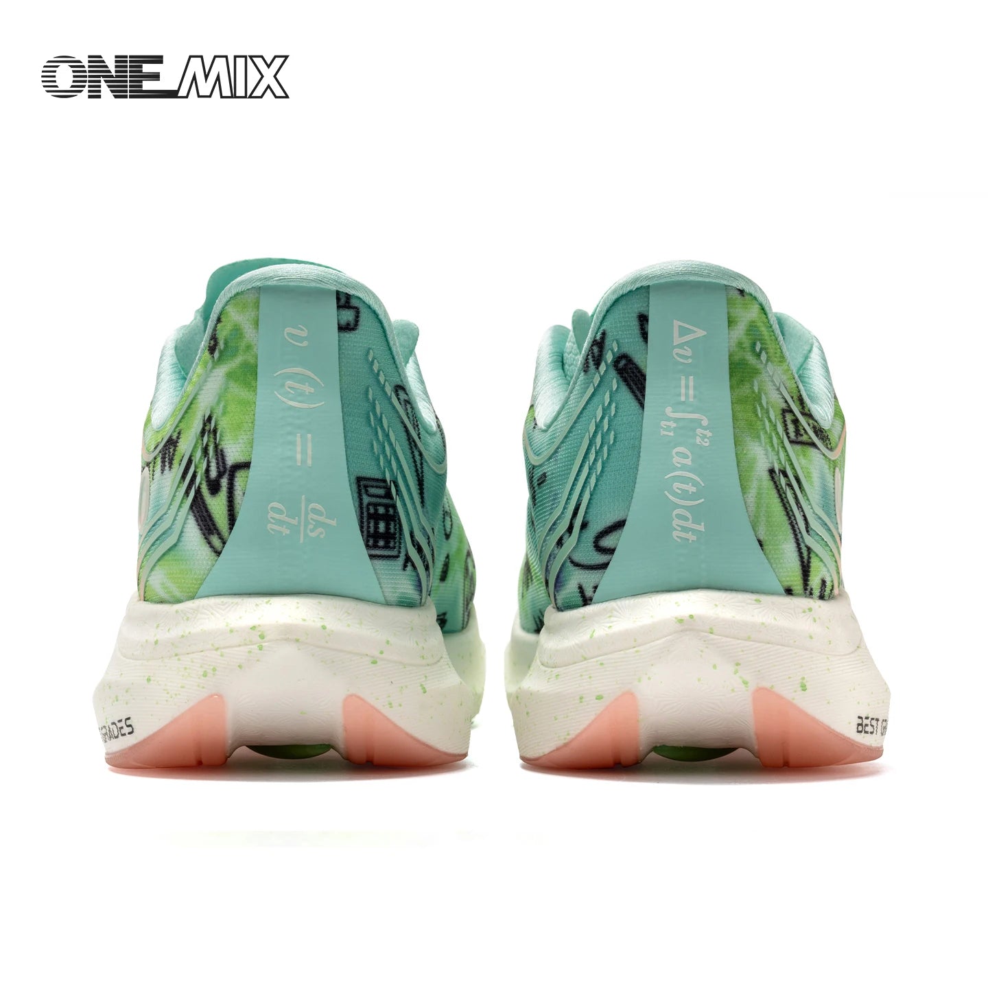 ONEMIX New Nylon Carbon Board Marathon Running Racing Shoes Shock-Absorbing Professional Stable Support Ultra-Light Rebound Sneakers