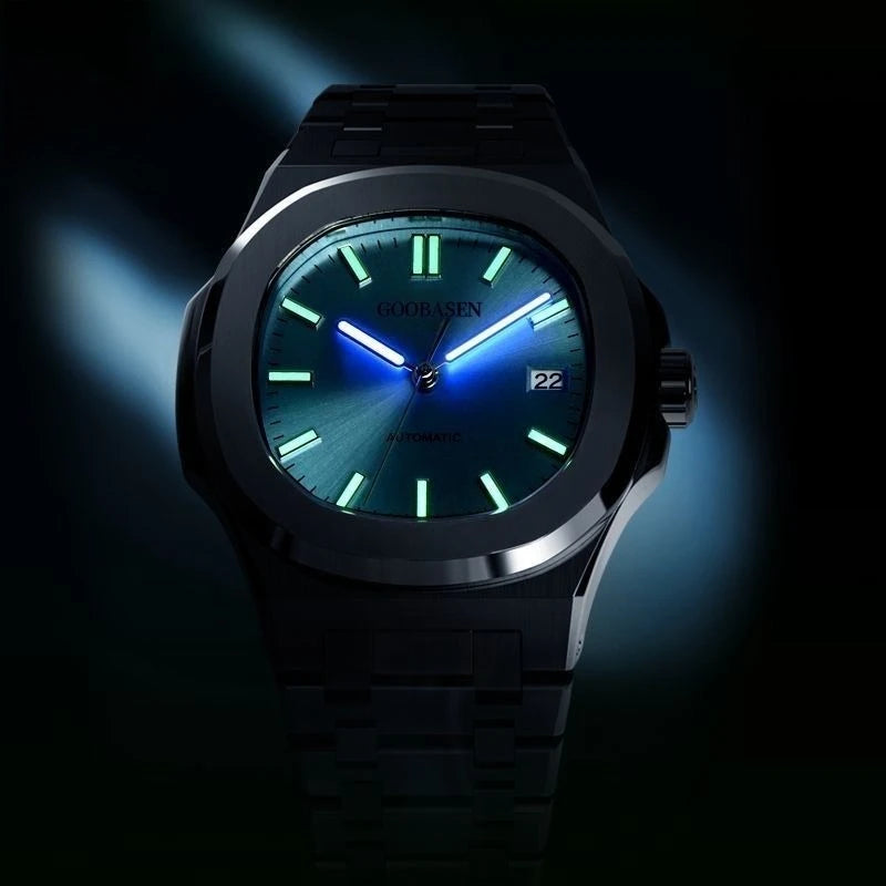 New 2025 Men's Automatic Watch Luminous Man Watches Steel Strap Waterproof Wristwatches Men's Luxury Brand Watch