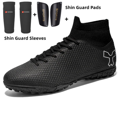 Men Quality Soccer Shoes Durable Boys Football Boots Lightweight Children Football Shoes Futsal Training Sneakers Soccer Cleats