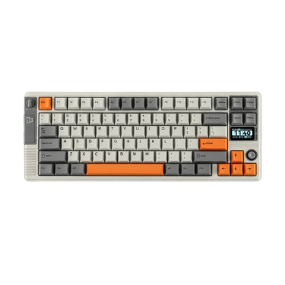 EPOMAKER RT85 75% ANSI US Layout Creamy Gasket Wired/BT/2.4Ghz Wireless Mechanical Keyboard with Joystick & DIY Screen 8000mAh