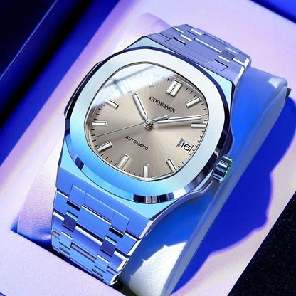 New 2025 Men's Automatic Watch Luminous Man Watches Steel Strap Waterproof Wristwatches Men's Luxury Brand Watch