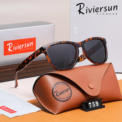 Square Frame Sunglasses Polarized UV400 Casual Men Women Driving Glasses Ultralight Unisex
