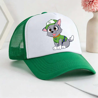 Baseball Cap for boys Girls Summer Adjustable Sun Hat Anime Paw Patrols Chase Skye Cute Retro Sunbonnet Adult Headgear Gift
