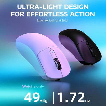 Attack Shark X3Pro kabellose Bluetooth-Gaming-Maus, optische Maus mit PixArt PAW3395 und 26000dpi, Tri-Mode-Verbindung, Makro-Gaming-Maus