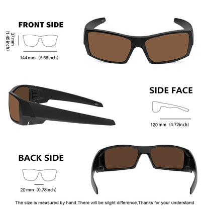 MAXJULI Z87 Polarized Sunglasses Men Wrap Around Sport Driving UV400 Retro Vintage Shield Safety Glasses 8231