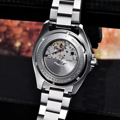 Pagani Design Top Brand New Men's Mechanical Watch Luxury Sapphire Stainless Steel 100m Waterproof Ceramic Bezel Automatic Watch