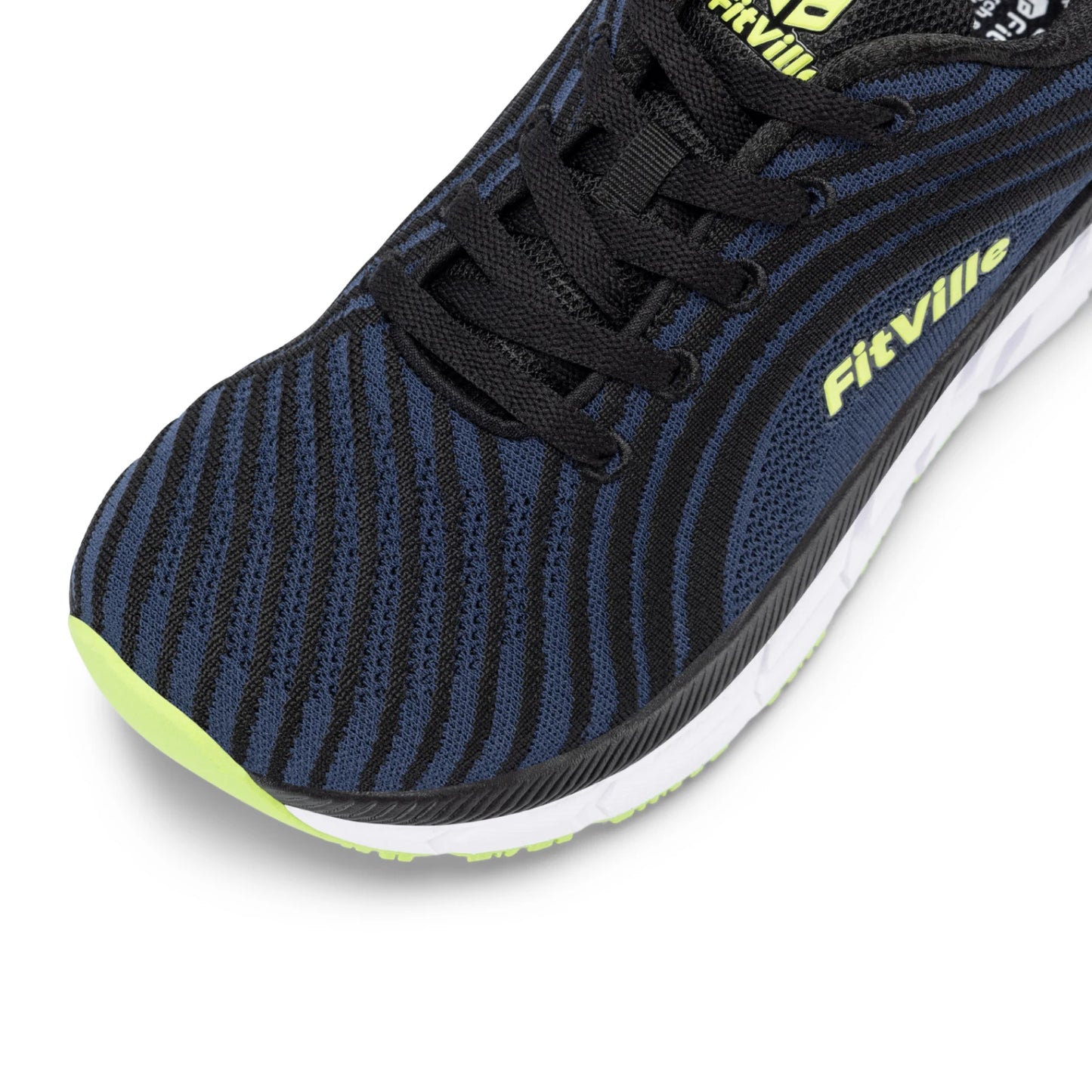 FitVille-schoenen met brede teenruimte voor heren, goed gedempte extra brede schoenen, antislip, breed, lichtgewicht en ademend, voor hardlopen