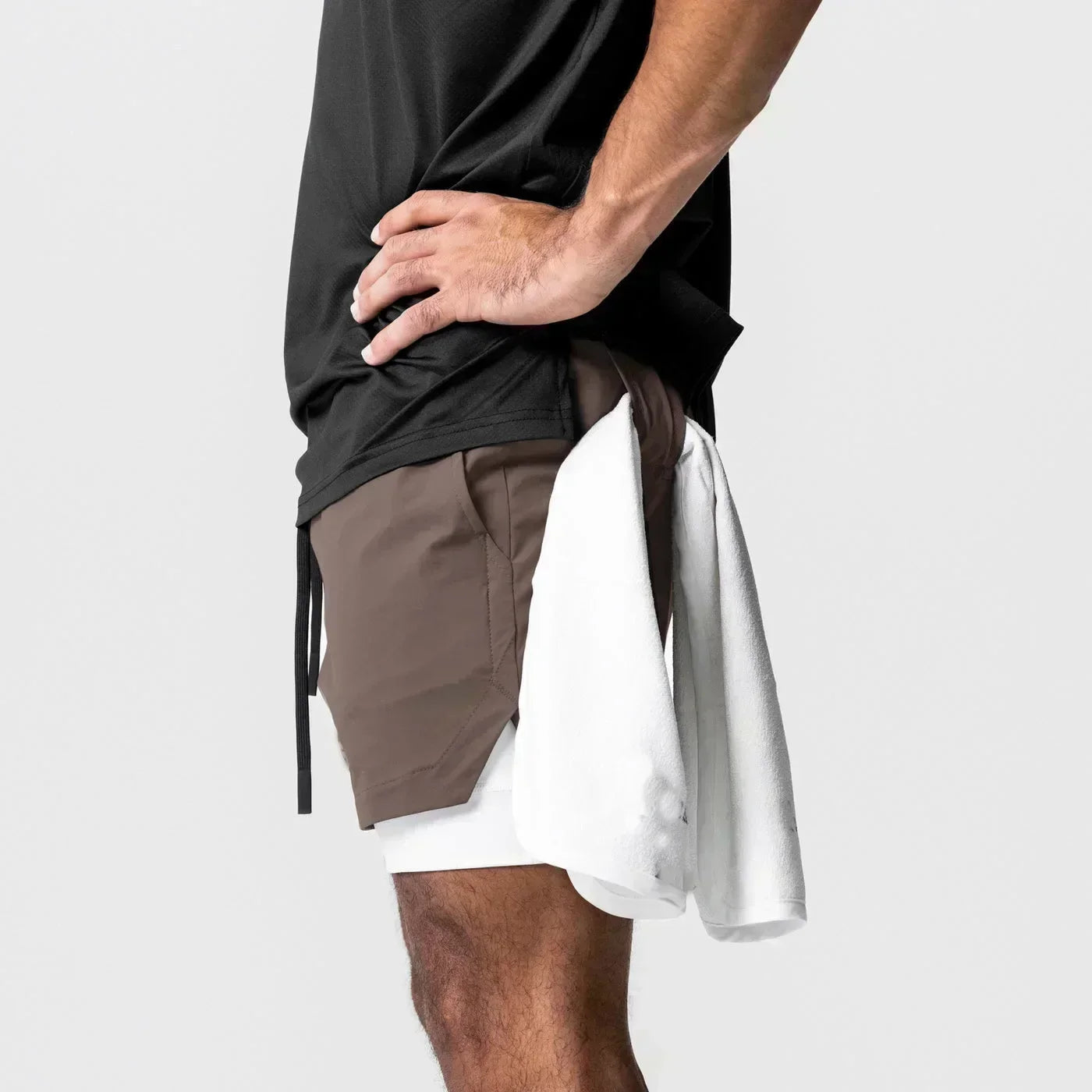2025 Dragon Ball Majin Buu Anime Men Shorts Streetwear Summer Workout Pants Sportswear Fitness Double-layer Quick Dry Beach Pant