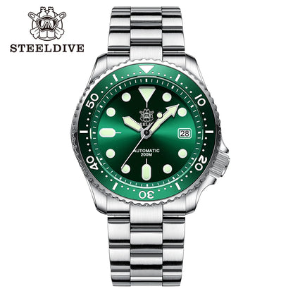 Steeldive SD1973 Men's watch Dive Watch Automatic Mechanical Men's watch NH35 Bracelet 41mm  Diver watch men watches