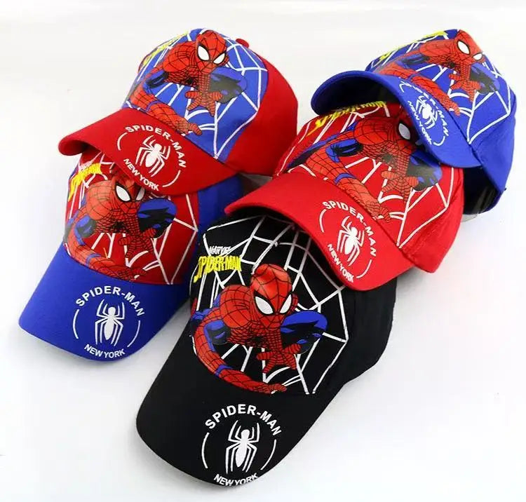 Czapka z daszkiem Spider-Man dla chłopców i dziewcząt, czapki z motywem superbohaterów, czapki przeciwsłoneczne, prezent urodzinowy dla dzieci, rekwizyty do cosplayu, modne czapki