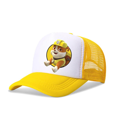 New PAW Patrol Children Baseball Cap Cartoon Skye Chase Print Sun Hat Boys Girls Adjustable Peaked Caps Summer Casual Hats Gifts