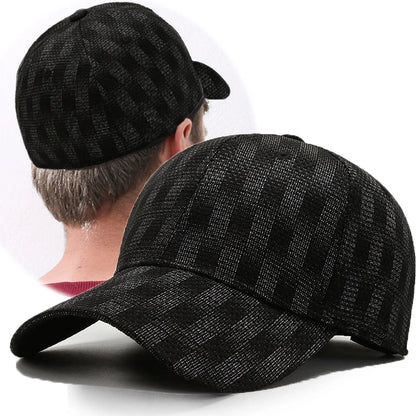 Elastyczne czapki z daszkiem dla mężczyzn i kobiet, dopasowane, z elastycznym paskiem, w stylu hip-hopowym, z daszkiem, baseballowe typu snapback, w kratę, jednolite, Era